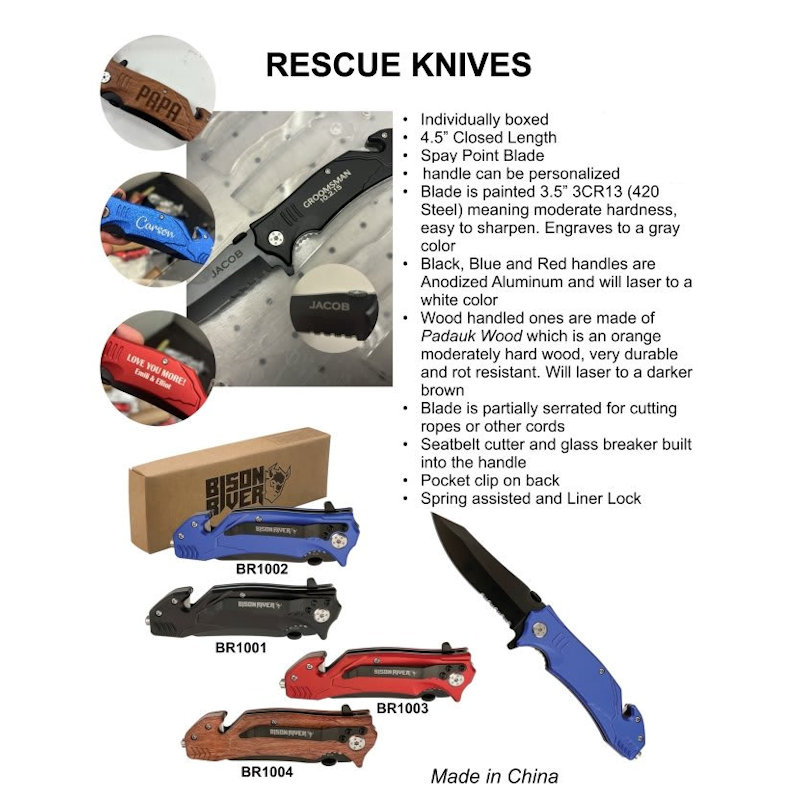 (image for) Bison River 4 1/2" Rescue Knife