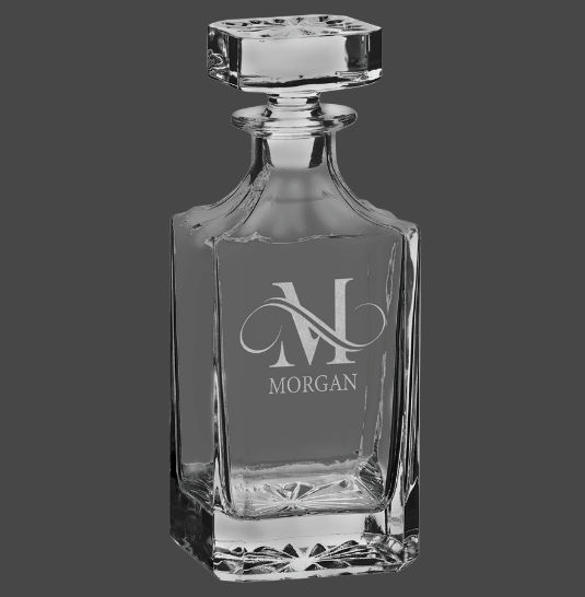 (image for) 750ml Square Glass Decanter with Gift Box