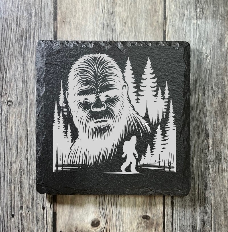 (image for) 4" x 4" square Slate Coaster