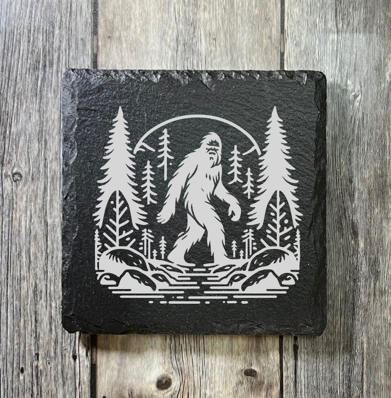 (image for) 4" x 4" square Slate Coaster