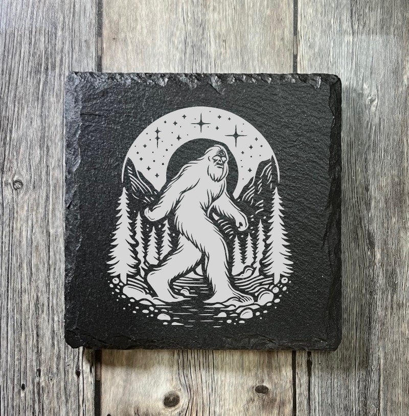 (image for) 4" x 4" square Slate Coaster