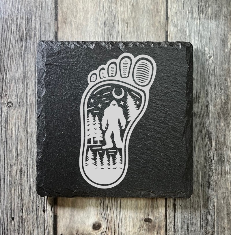 (image for) 4" x 4" square Slate Coaster