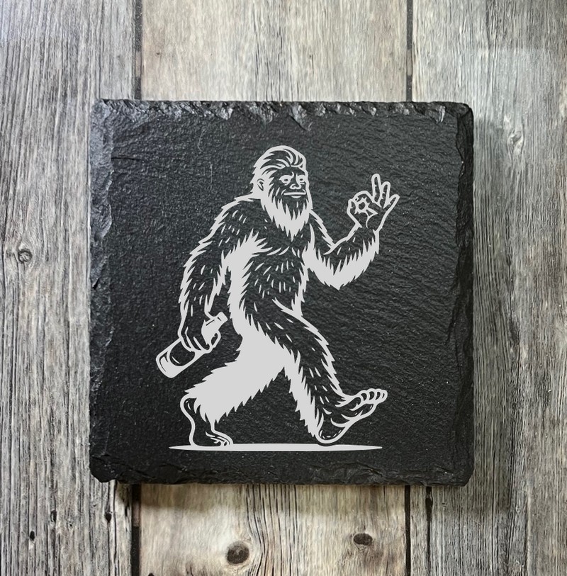 (image for) 4" x 4" square Slate Coaster