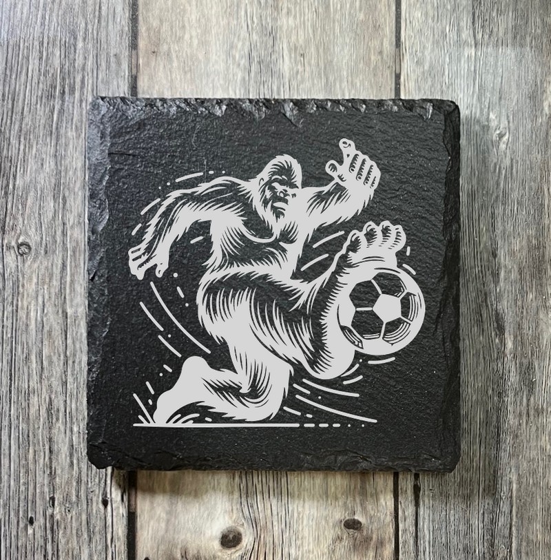 (image for) 4" x 4" square Slate Coaster