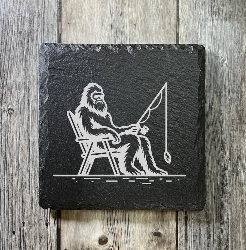 (image for) 4" x 4" square Slate Coaster