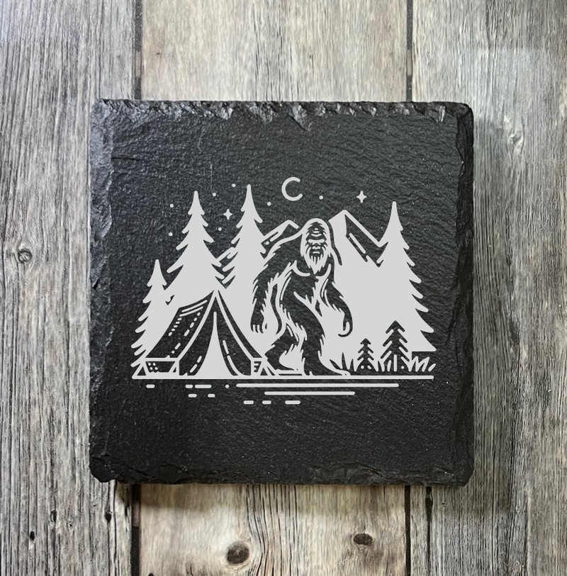 (image for) 4" x 4" square Slate Coaster