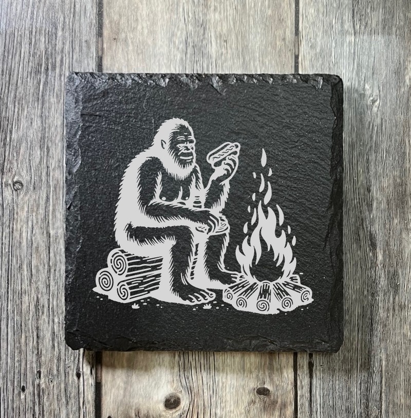 (image for) 4" x 4" square Slate Coaster