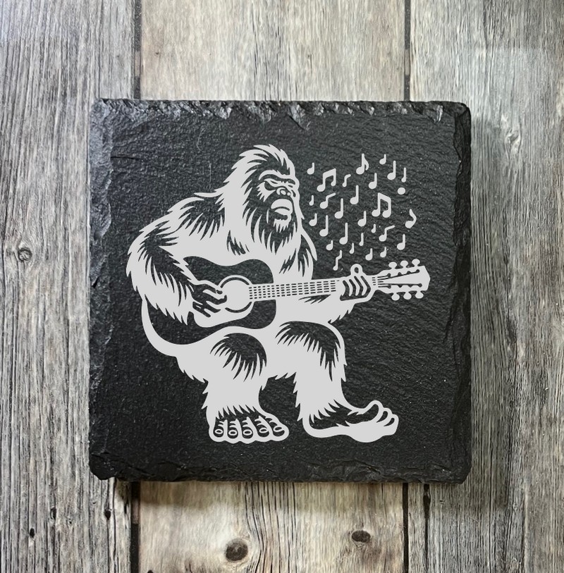 (image for) 4" x 4" square Slate Coaster