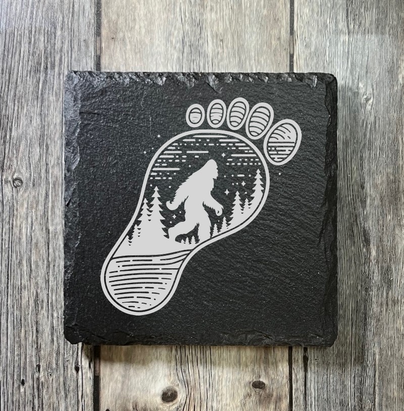 (image for) 4" x 4" square Slate Coaster