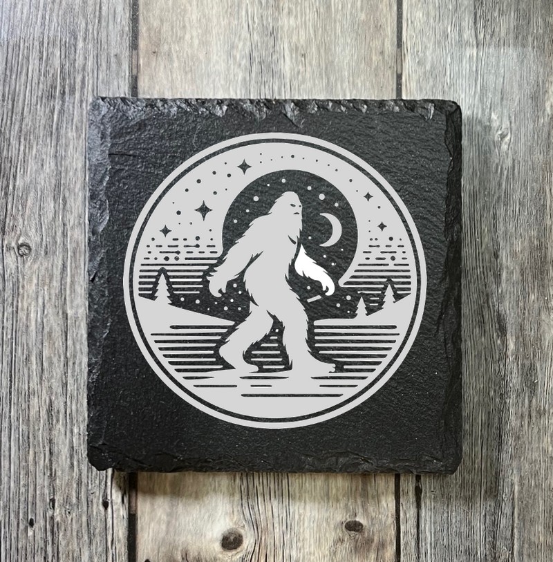 (image for) 4" x 4" square Slate Coaster