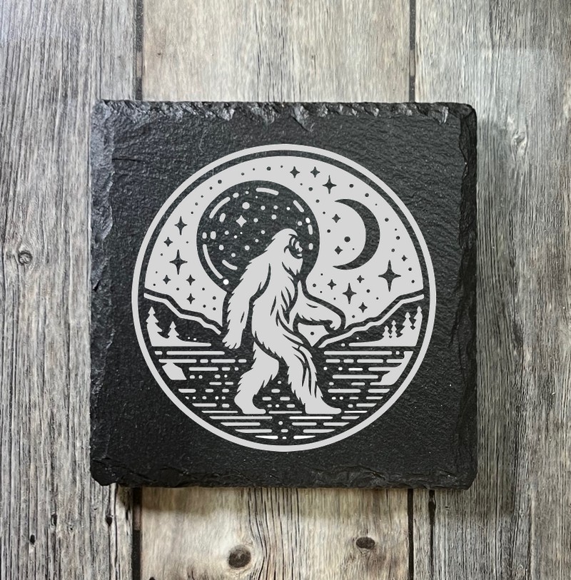 (image for) 4" x 4" square Slate Coaster