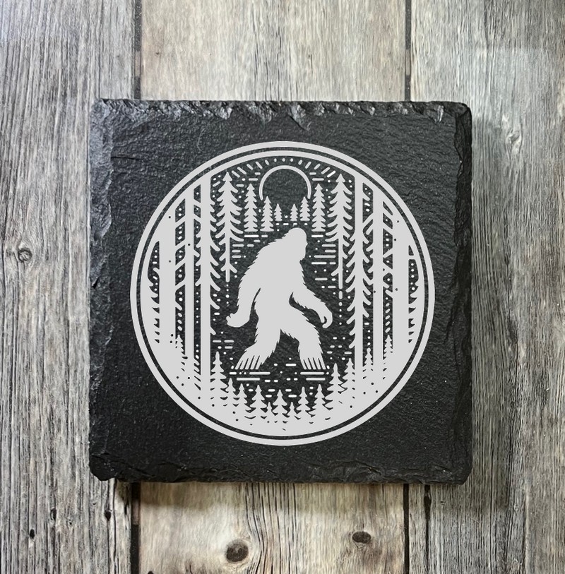 (image for) 4" x 4" square Slate Coaster