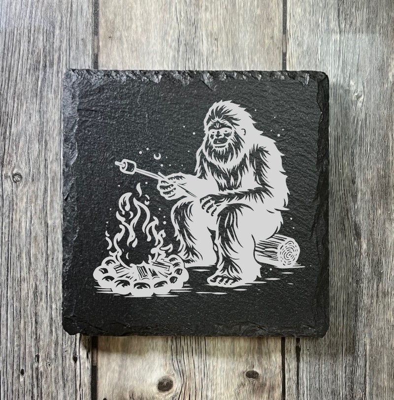 (image for) 4" x 4" square Slate Coaster