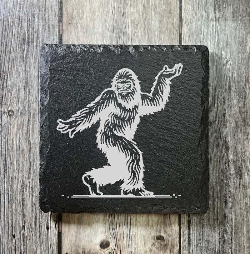 (image for) 4" x 4" square Slate Coaster