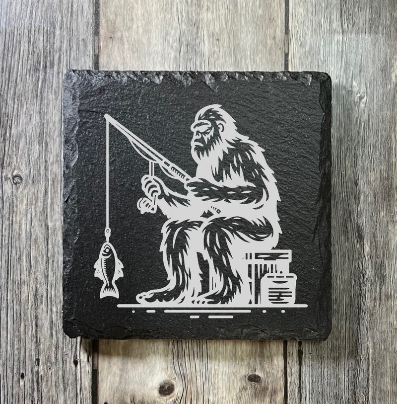 (image for) 4" x 4" square Slate Coaster