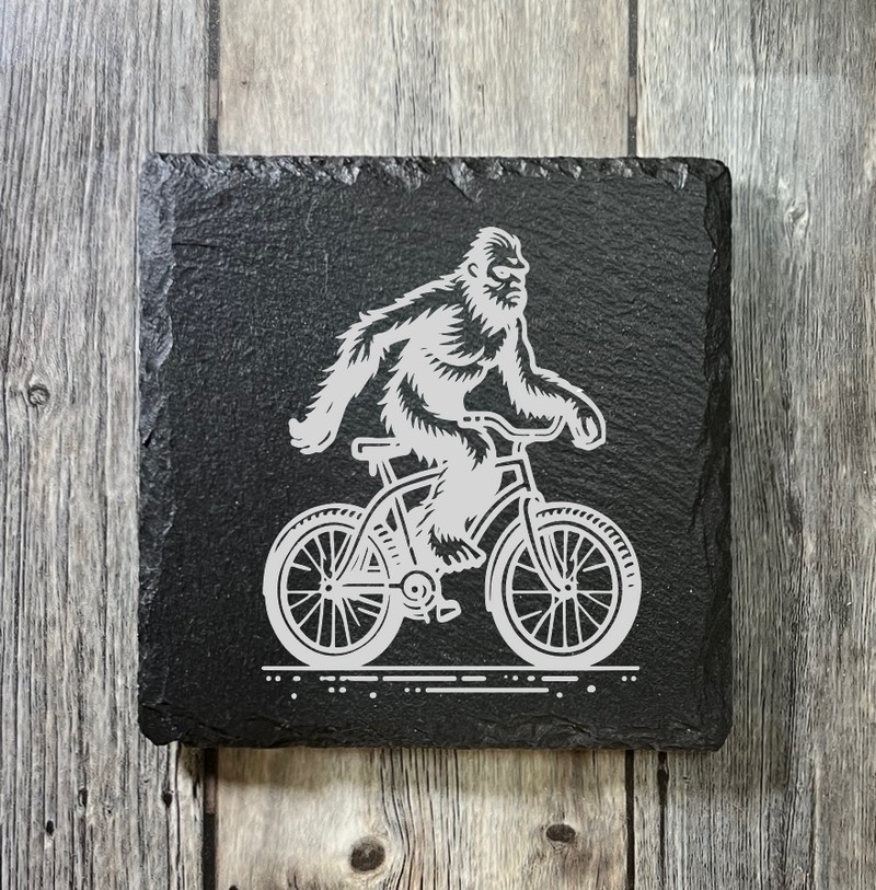 (image for) 4" x 4" square Slate Coaster