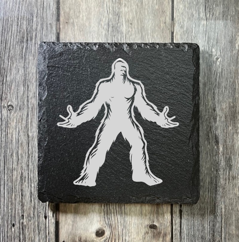 (image for) 4" x 4" square Slate Coaster