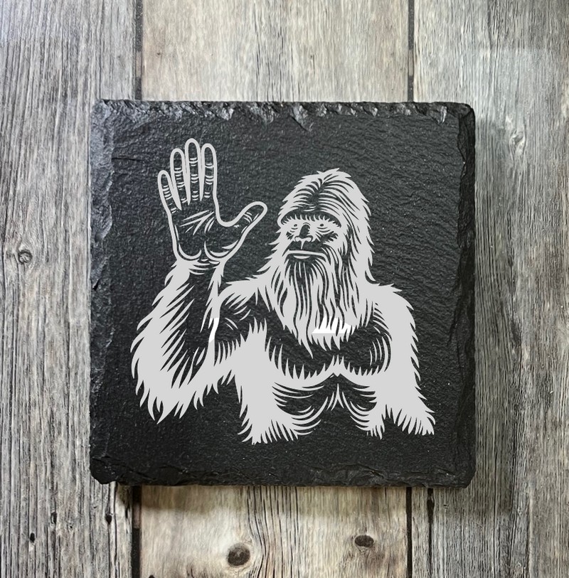 (image for) 4" x 4" square Slate Coaster