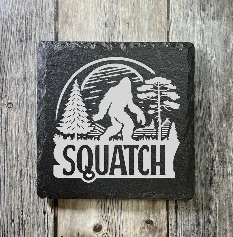 (image for) 4" x 4" square Slate Coaster