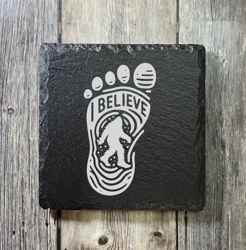 (image for) 4" x 4" square Slate Coaster