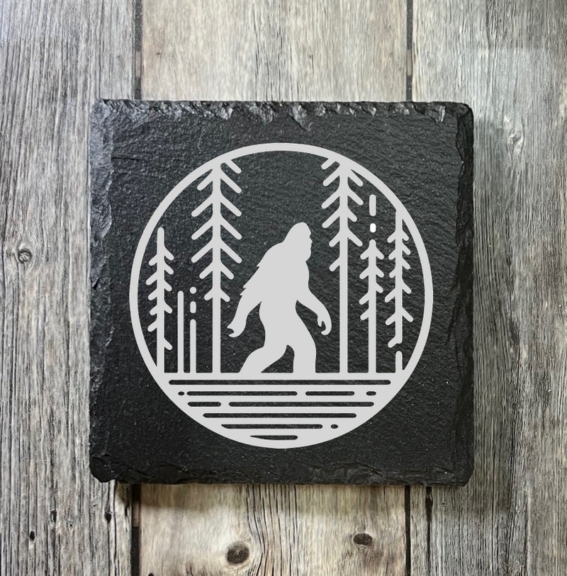 (image for) 4" x 4" square Slate Coaster