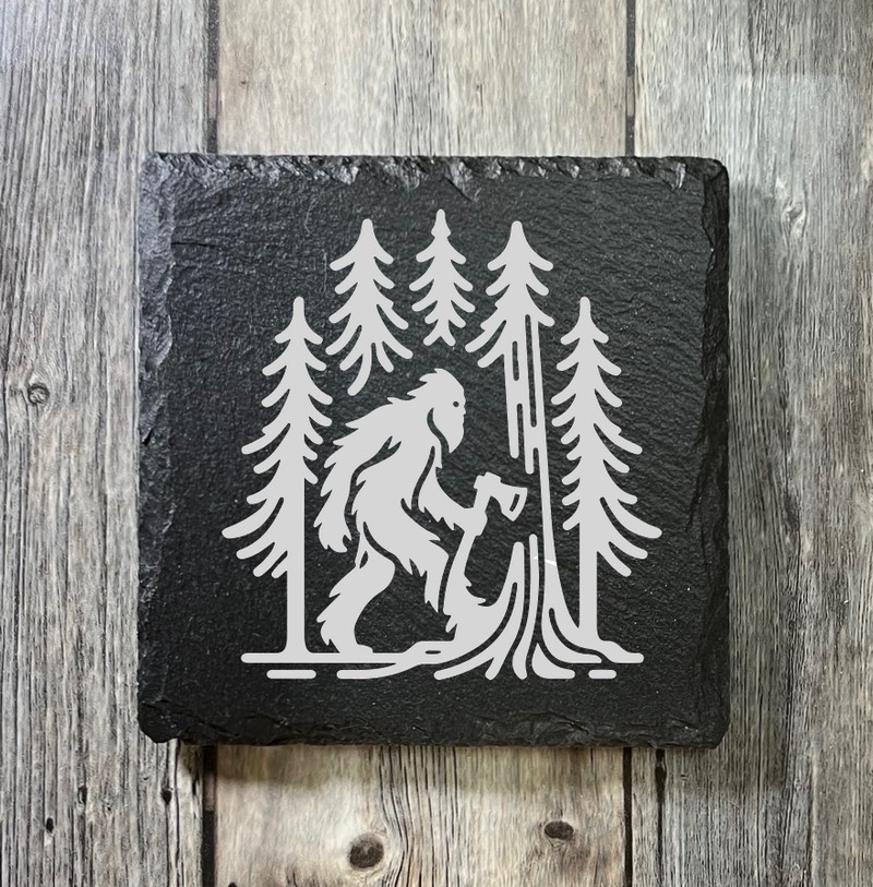 (image for) 4" x 4" square Slate Coaster