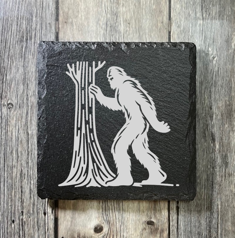 (image for) 4" x 4" square Slate Coaster