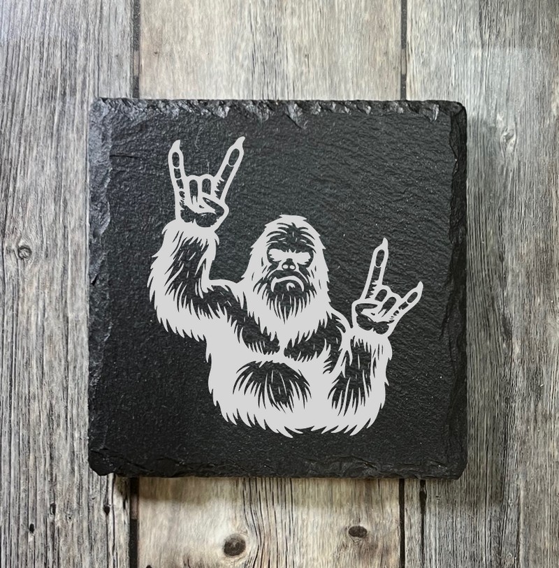 (image for) 4" x 4" square Slate Coaster