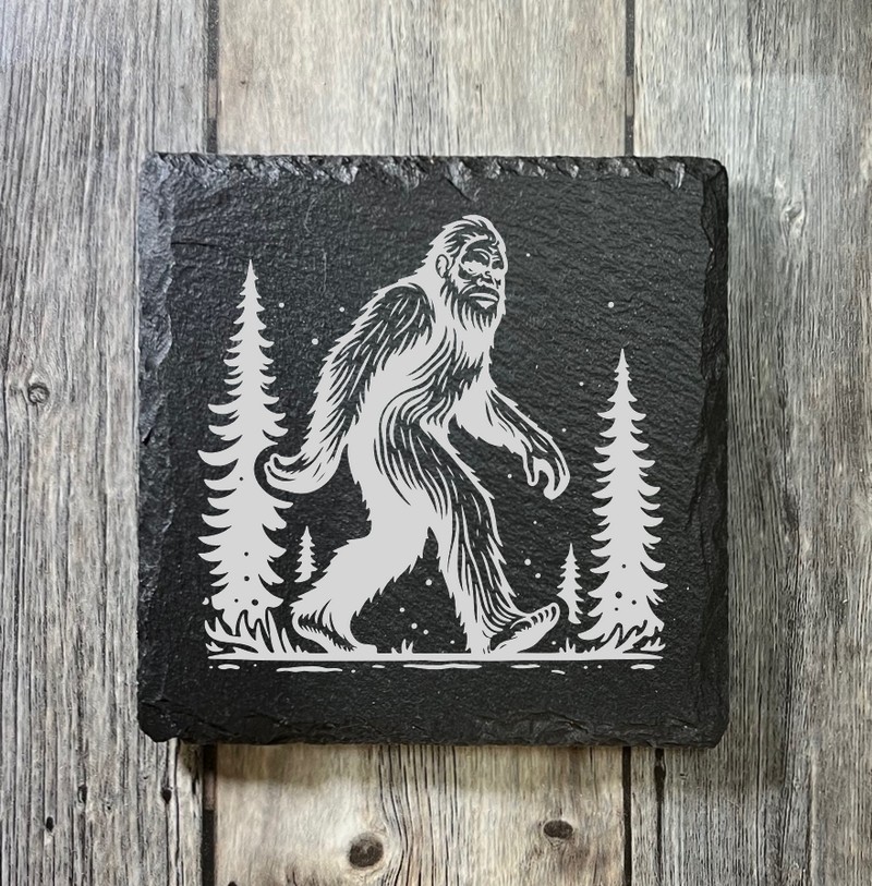 (image for) 4" x 4" square Slate Coaster