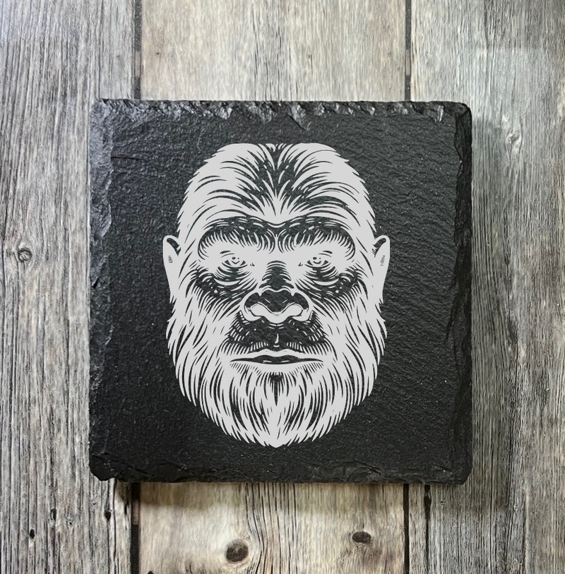 (image for) 4" x 4" square Slate Coaster