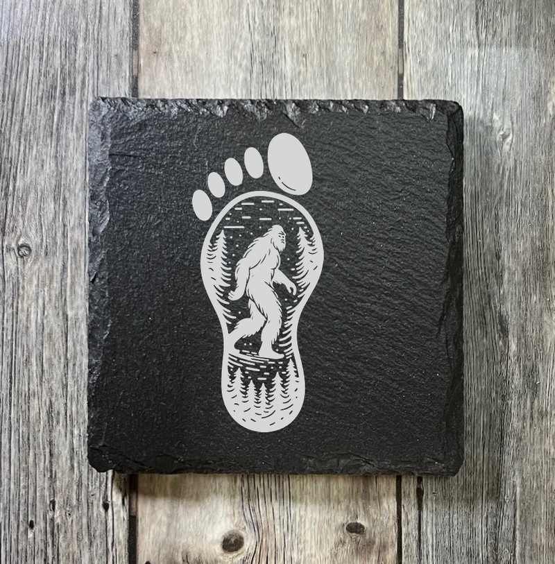 (image for) 4" x 4" square Slate Coaster